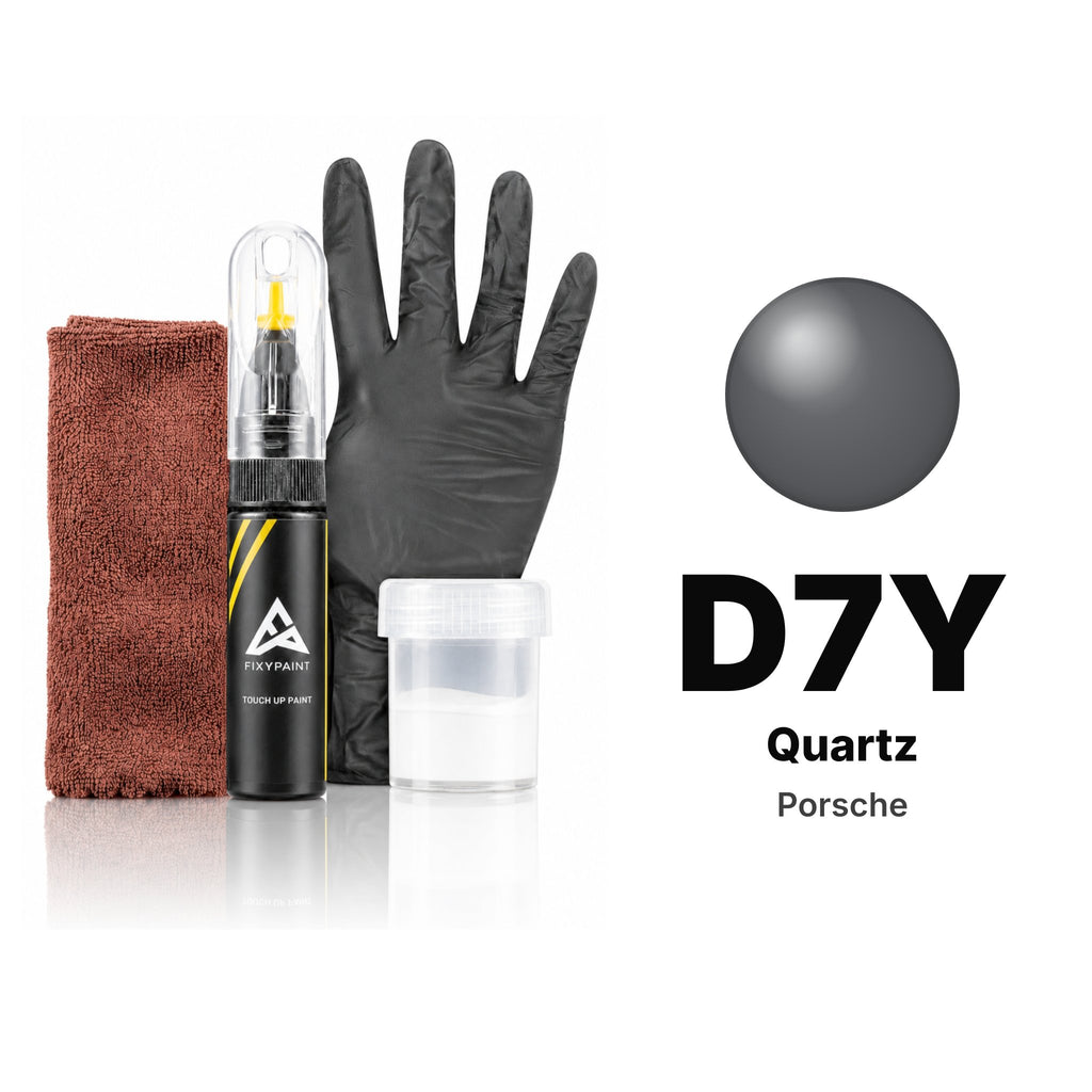 Touch-up paint for Porsche D7Y Quartz, Complete kit