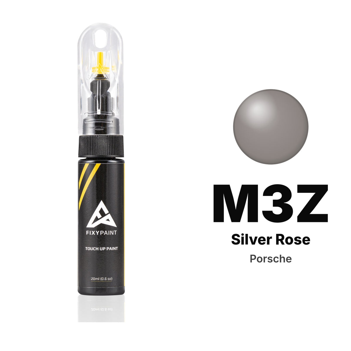 Vernice ritocco per Porsche – M3Z Silver Rose (tutti i modelli, 1988–1990), kit Base