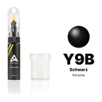 Vernice ritocco per Porsche – Y9B Schwarz (tutti i modelli, 1988–1990), kit Standard
