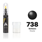 Touch-up paint for Porsche 738 Schwarz, Standard kit