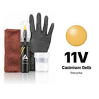 Touch-up paint for Porsche 11V Cadmium Gelb, Complete kit