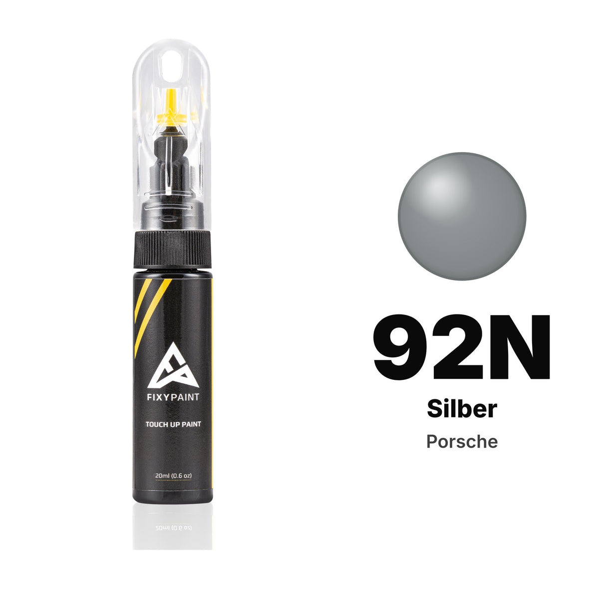 Touch-up paint for Porsche 92N Silber, Basic kit