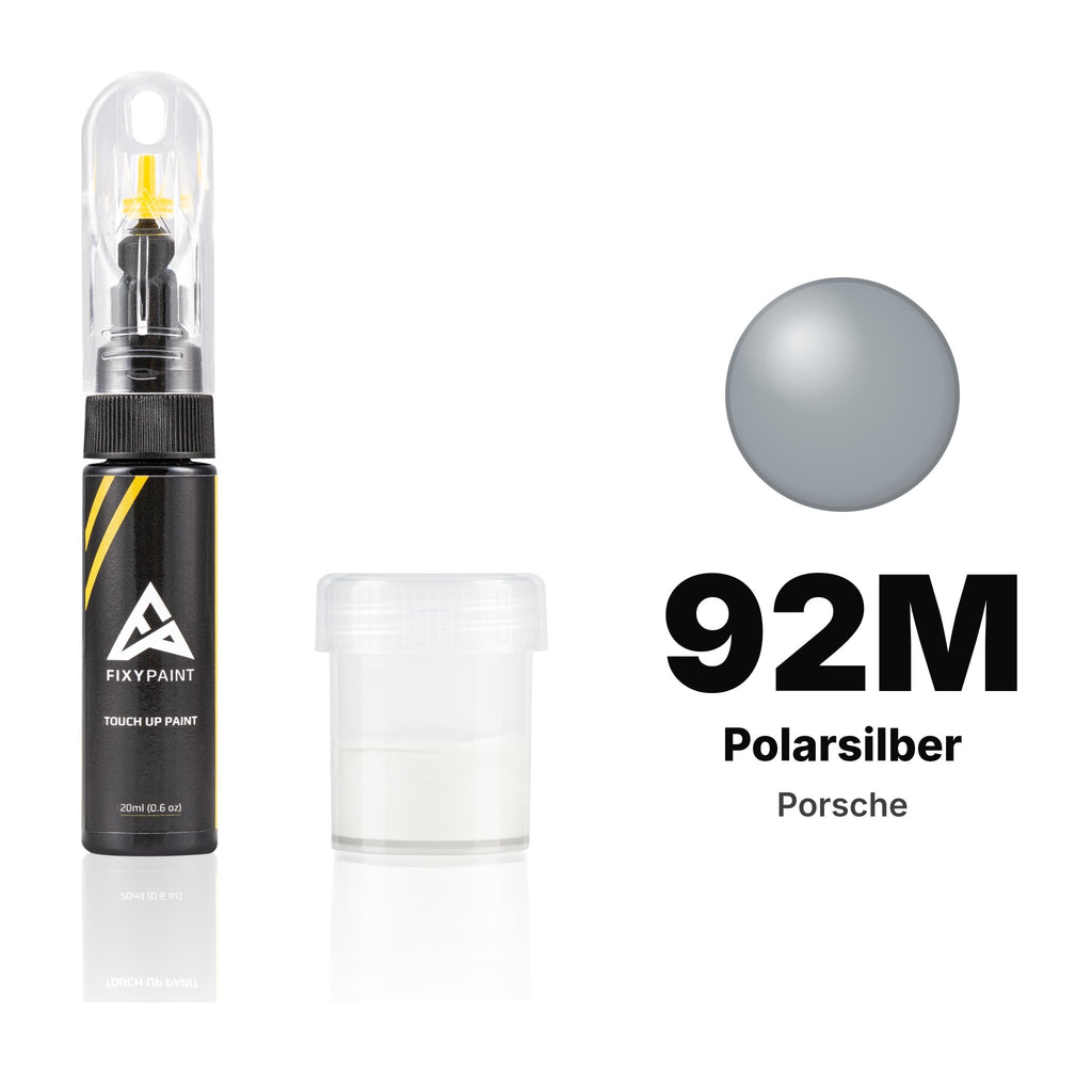 Touch-up paint for Porsche 92M Polarsilber, Standard kit