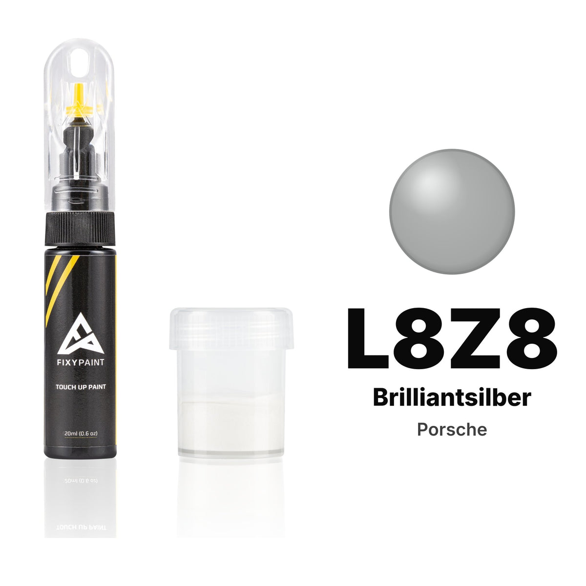 Touch-up paint for Porsche L8Z8 Brilliantsilber, Standard kit