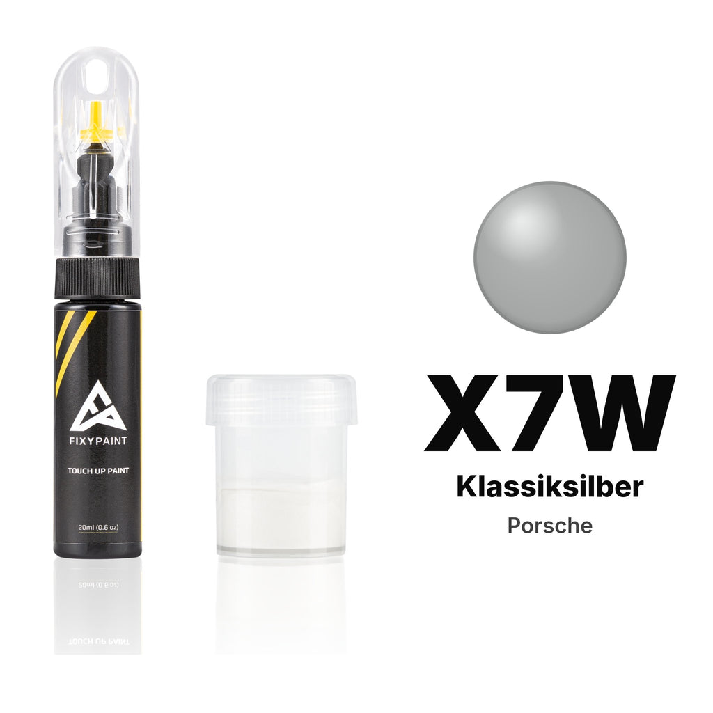 Touch-up paint for Porsche X7W Klassiksilber, Standard kit