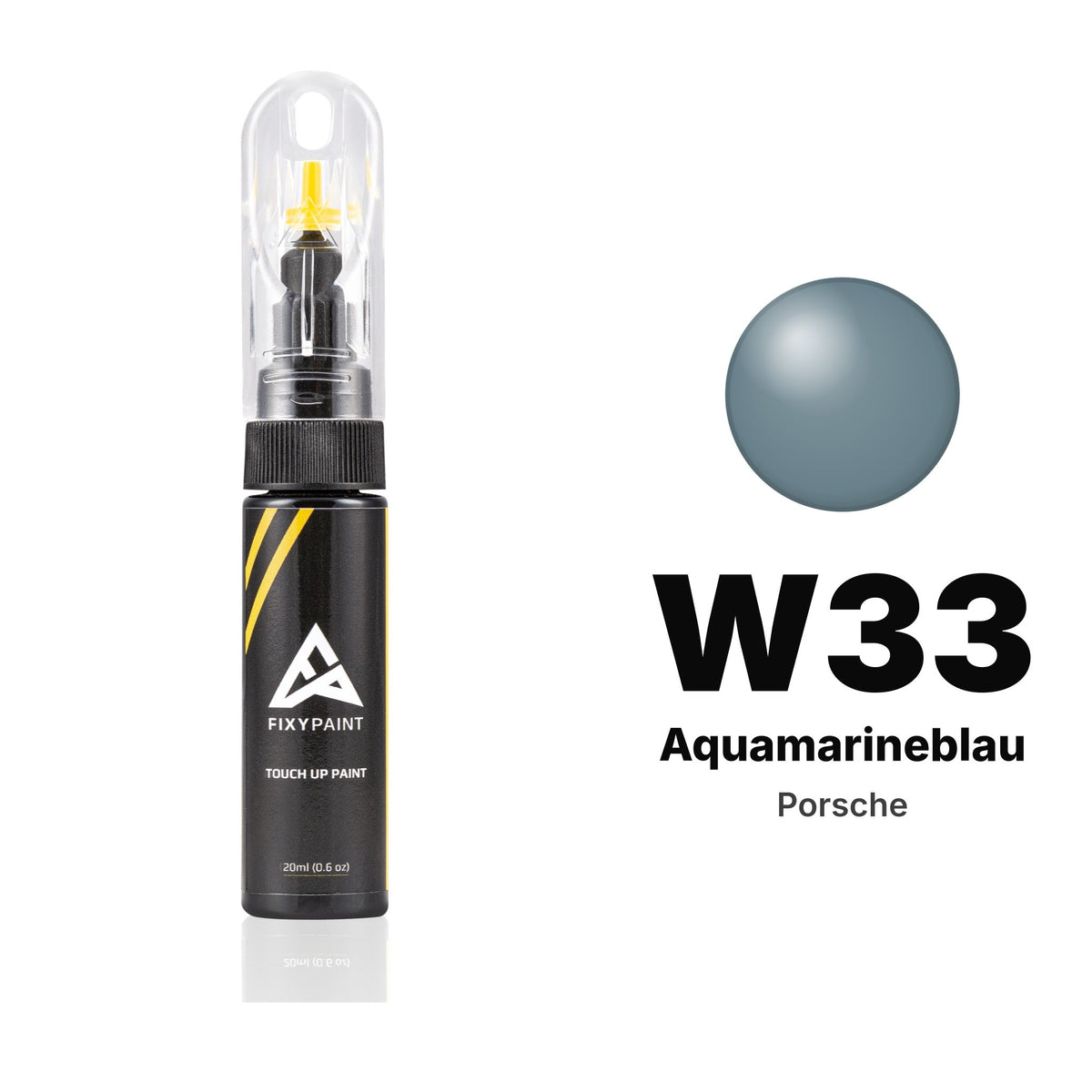 Touch-up paint for Porsche W33 Aquamarineblau, Basic kit