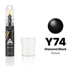 Touch-up paint for Porsche Y74 Diamond Black, Standard kit