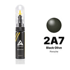 Touch-up paint for Porsche 2A7 Black Olive, Basic kit
