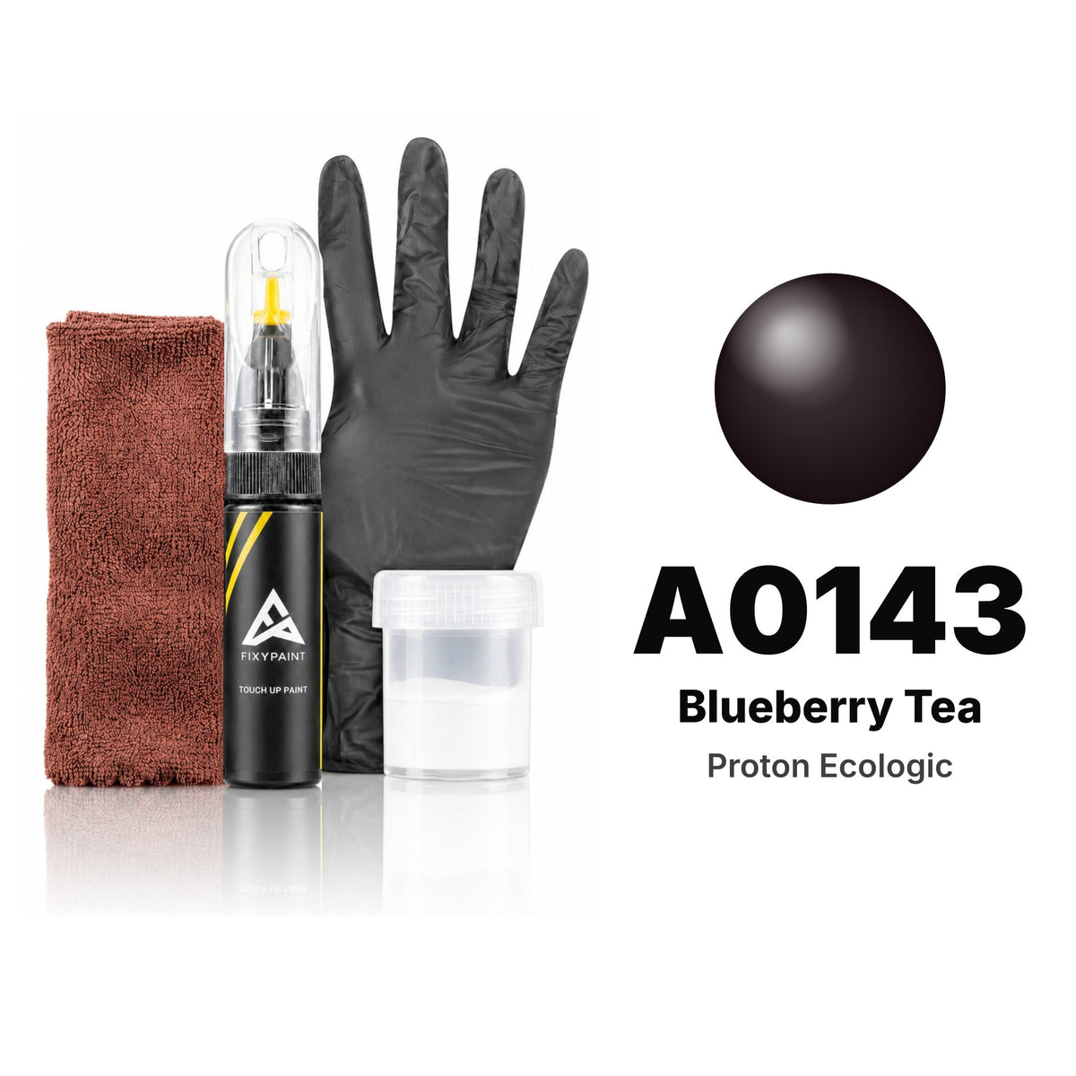 Touch-up paint for Proton Ecologic A0143 Blueberry Tea, Complete kit