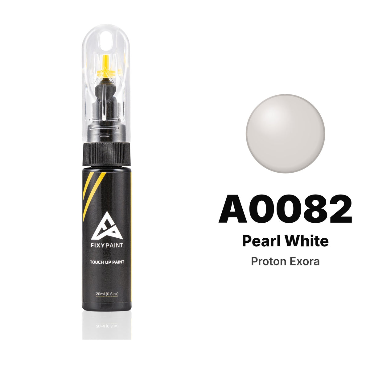 Proton Exora A0082 Pearl White touch-up paint, Basic kit