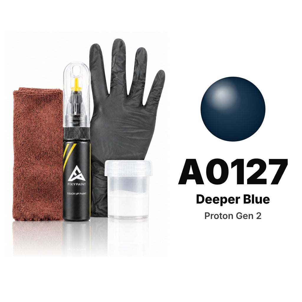 Touch-up paint for Proton Gen 2 A0127 Deeper Blue, Complete kit