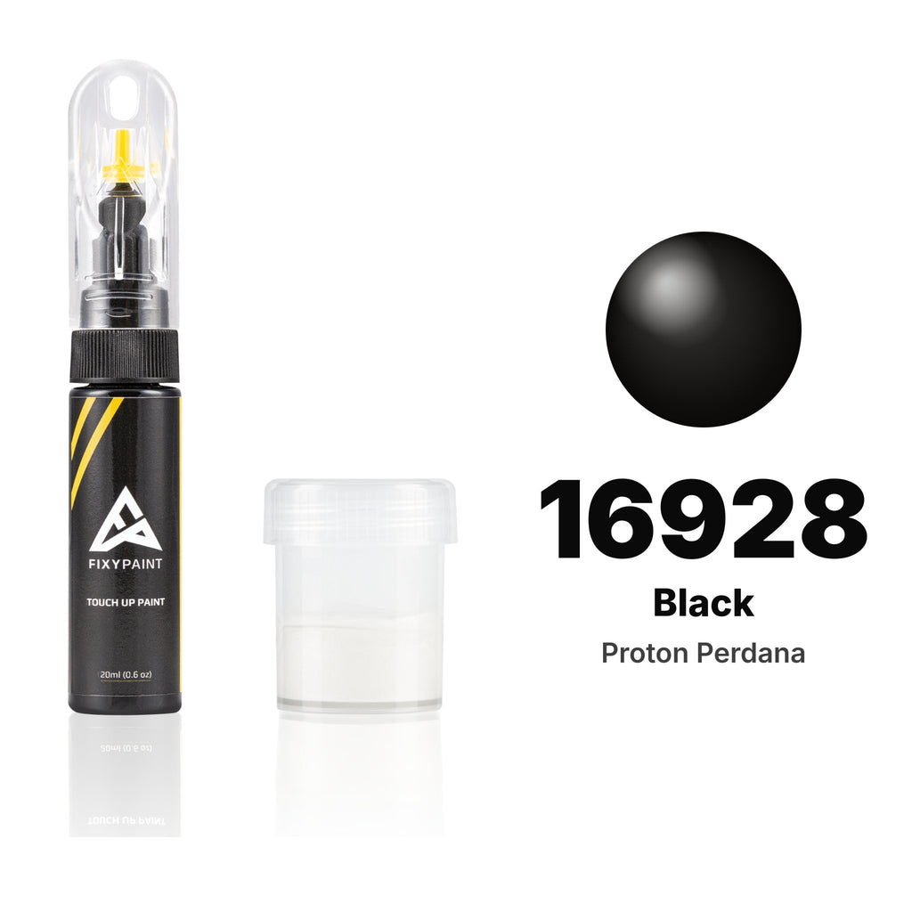 Touch-up paint for Proton Perdana 16928 Black, Standard kit