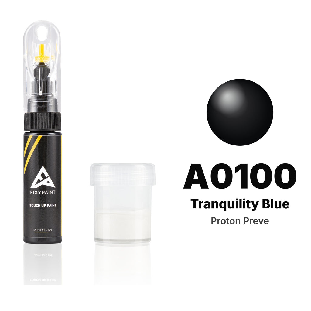 Touch-up paint for Proton Preve A0100 Tranquility Blue, Standard kit