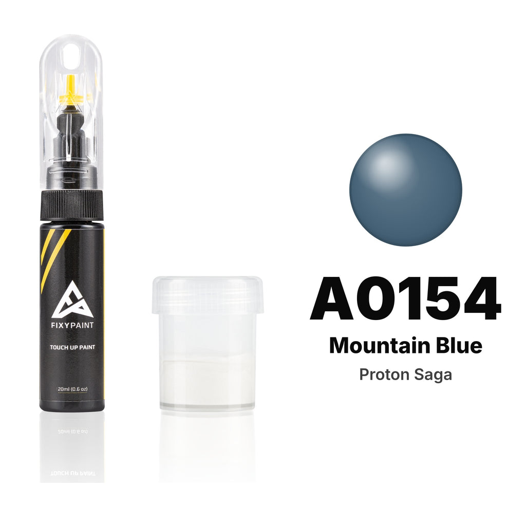 Touch-up paint for Proton Saga A0154 Mountain Blue, Standard kit