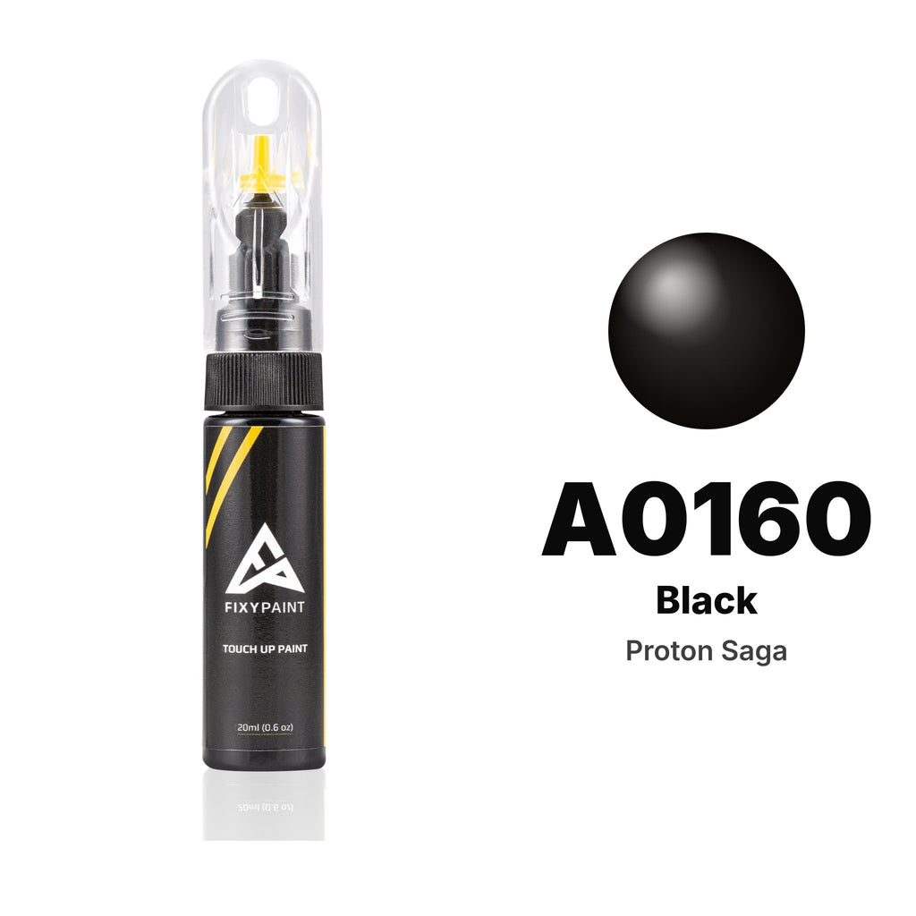Touch-up paint for Proton Saga A0160 Black, Basic kit