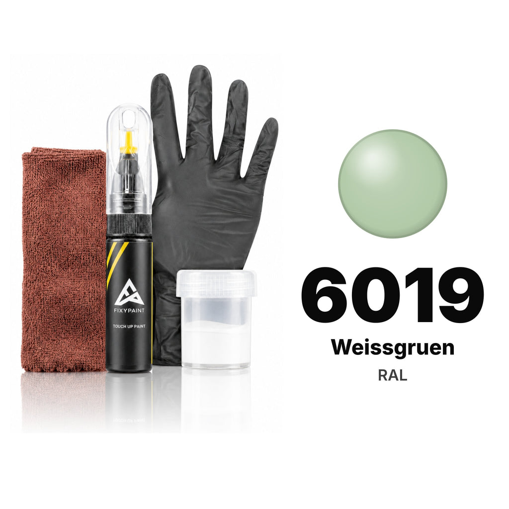 RAL 6019 Weissgruen touch-up paint, Complete kit