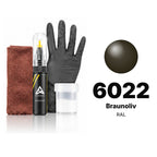 RAL 6022 Braunoliv touch-up paint, Complete kit