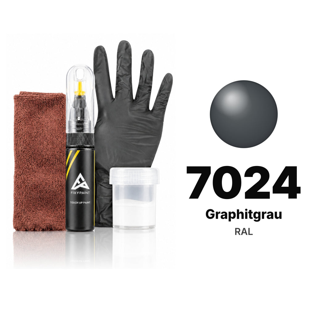 RAL 7024 Graphitgrau touch-up paint, Complete kit