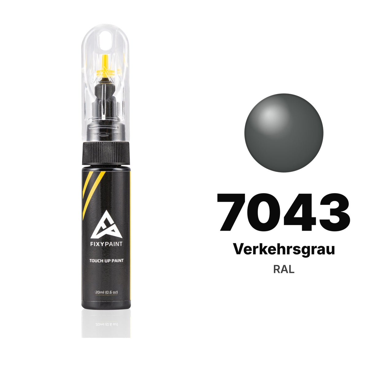RAL 7043 Verkehrsgrau touch-up paint, Basic kit