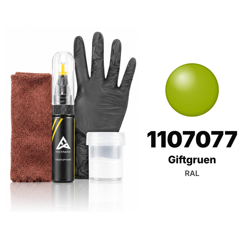 RAL 1107077 Giftgruen touch-up paint, Complete kit