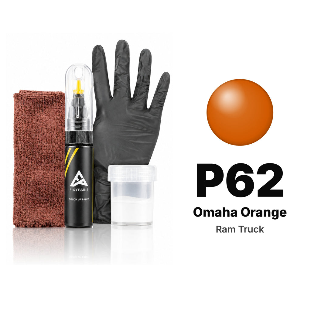 Touch-up paint for Ram Truck P62 Omaha Orange, Complete kit
