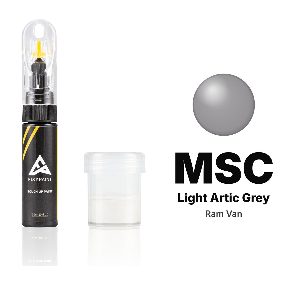 Pintura de retoque para Ram Van – MSC Light Artic Grey (1997–2005), kit Estándar