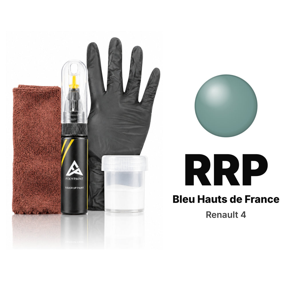 Lackstift für Renault 4 – RRP Bleu Hauts de France (ab 2025), Set Komplett