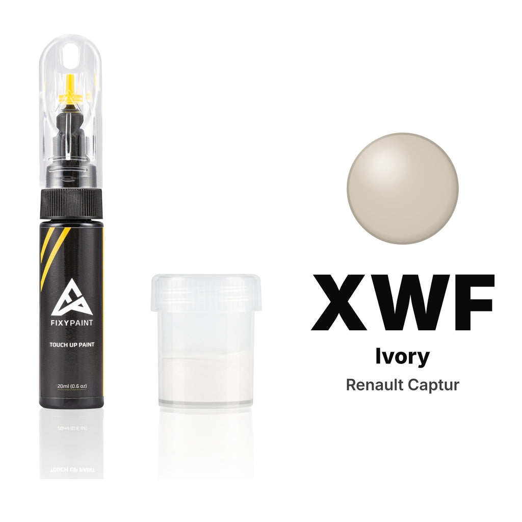Pintura de retoque para Renault Captur – XWF Ivory (2015–2016), kit Estándar