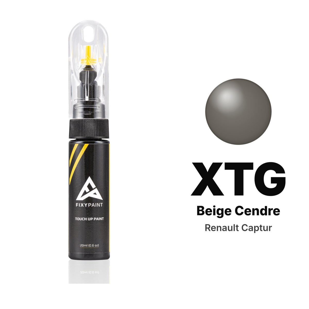 Vernice ritocco per Renault Captur – XTG Beige Cendre (2016), kit Base