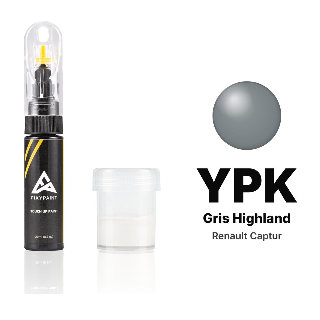 Lackstift für Renault Captur – YPK Gris Highland (2017–2018), Set Standard