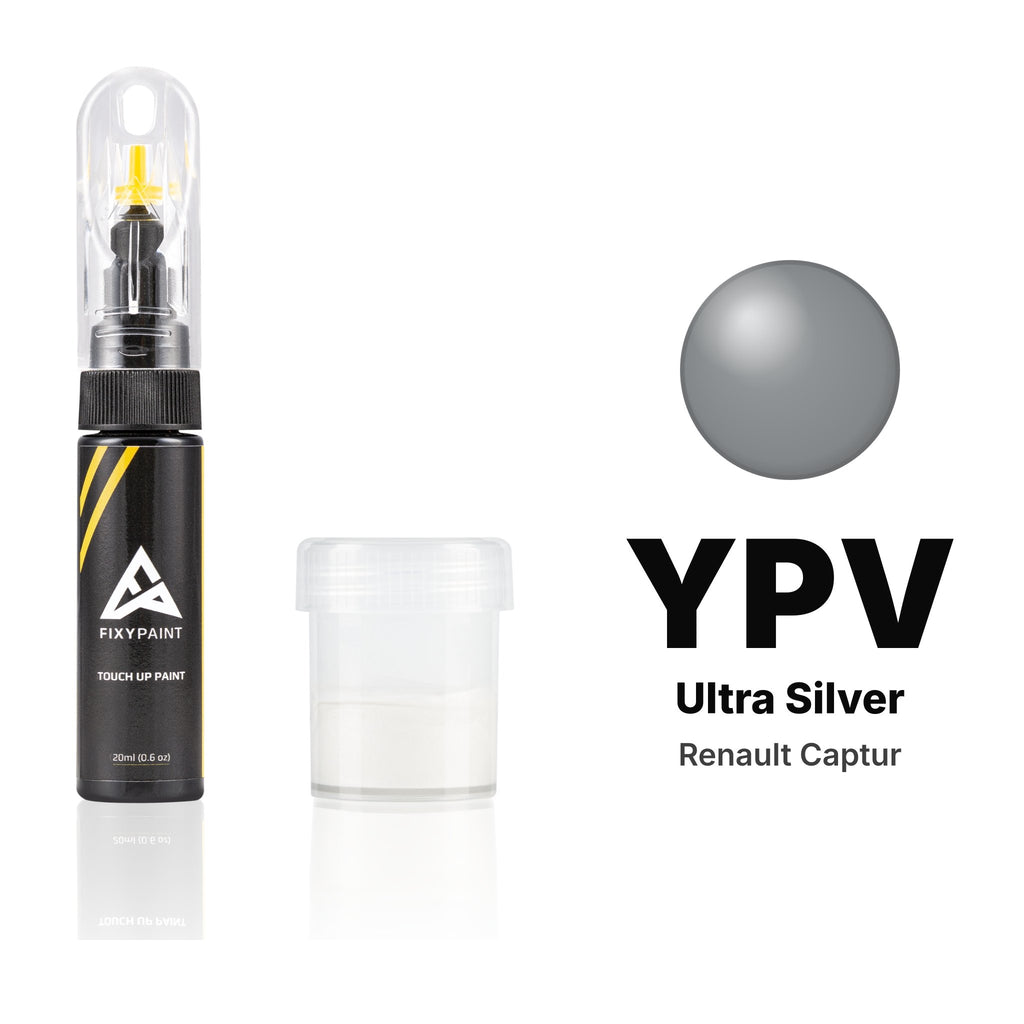 Peinture de retouche pour Renault Captur – YPV Ultra Silver (2017–2018), kit Standard