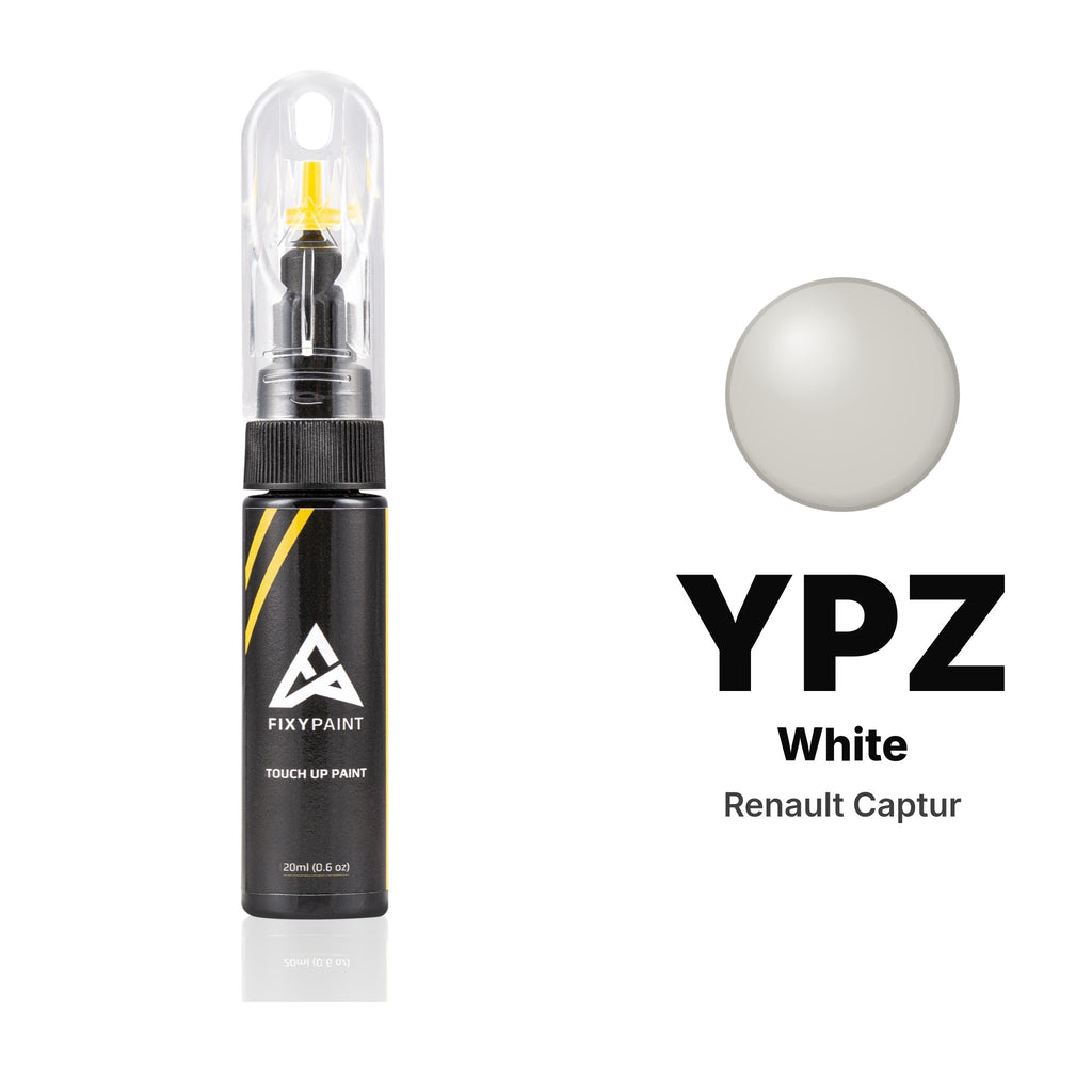 Vernice ritocco per Renault Captur – YPZ White (2017–2018), kit Base
