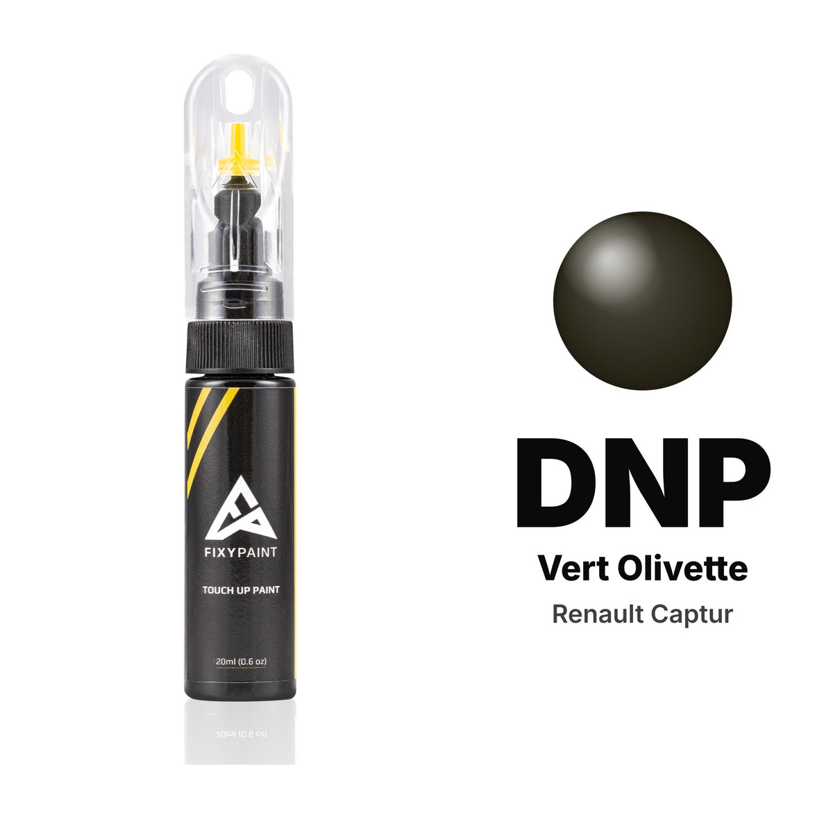 Renault Captur DNP Vert Olivette touch-up paint, Basic kit