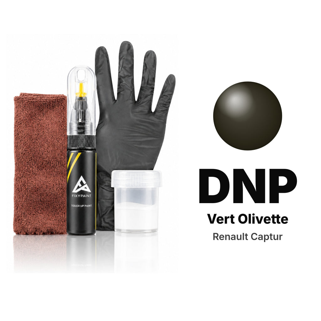 Touch-up paint for Renault Captur DNP Vert Olivette, Complete kit