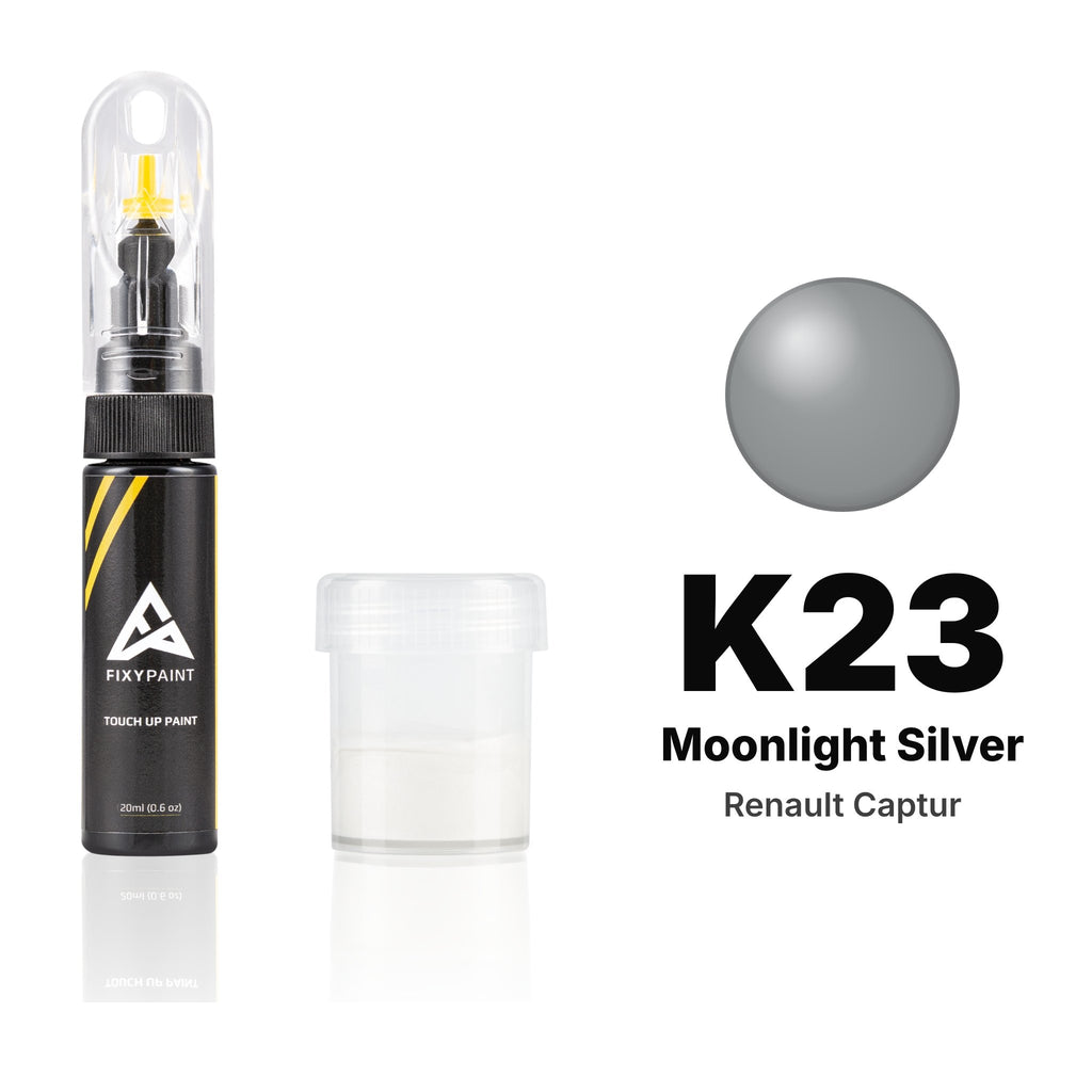 Touch-up paint for Renault Captur K23 Moonlight Silver, Standard kit