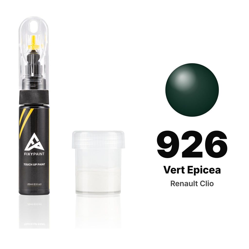 Lackstift für Renault Clio – 926 Vert Epicea (1998–2002), Set Standard