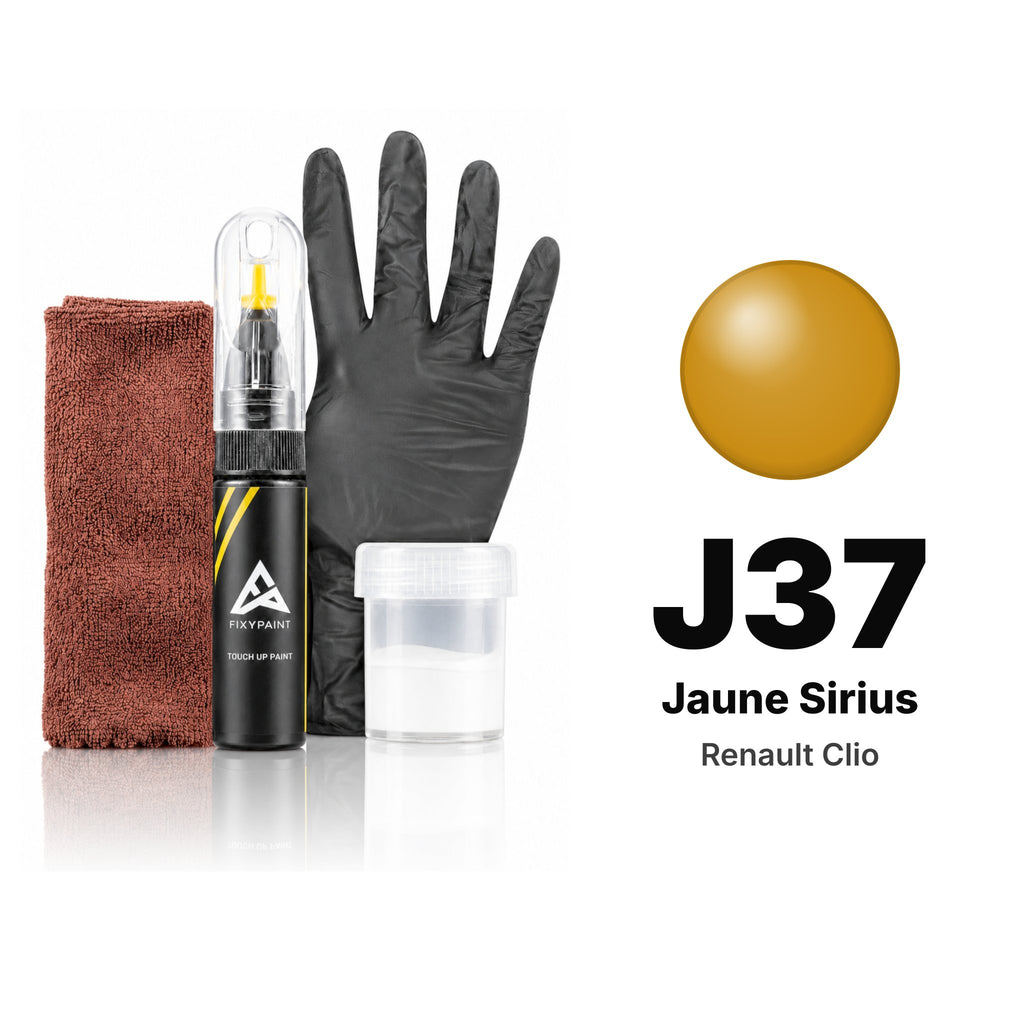 Touch-up paint for Renault Clio J37 Jaune Sirius, Complete kit