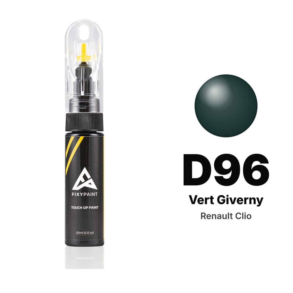 Renault Clio D96 Vert Giverny touch-up paint, Basic kit