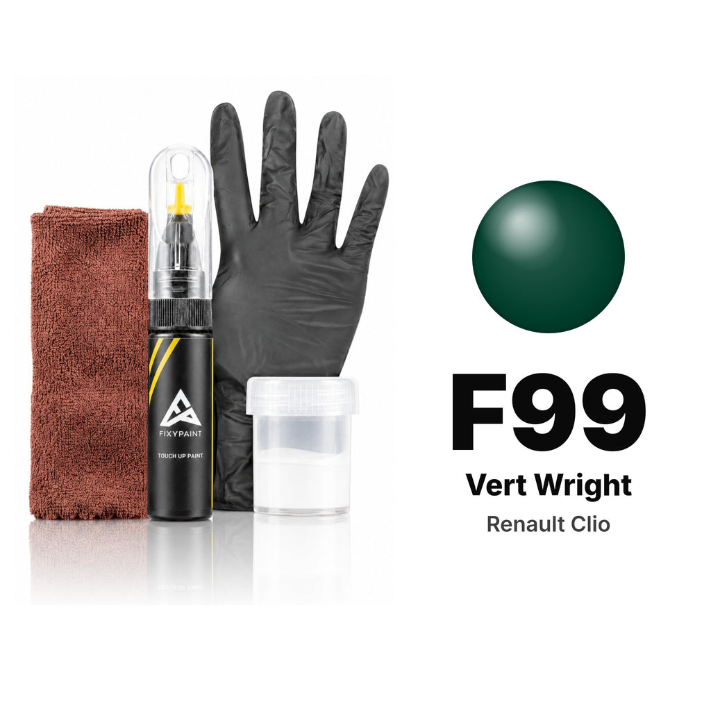 Touch-up paint for Renault Clio F99 Vert Wright, Complete kit