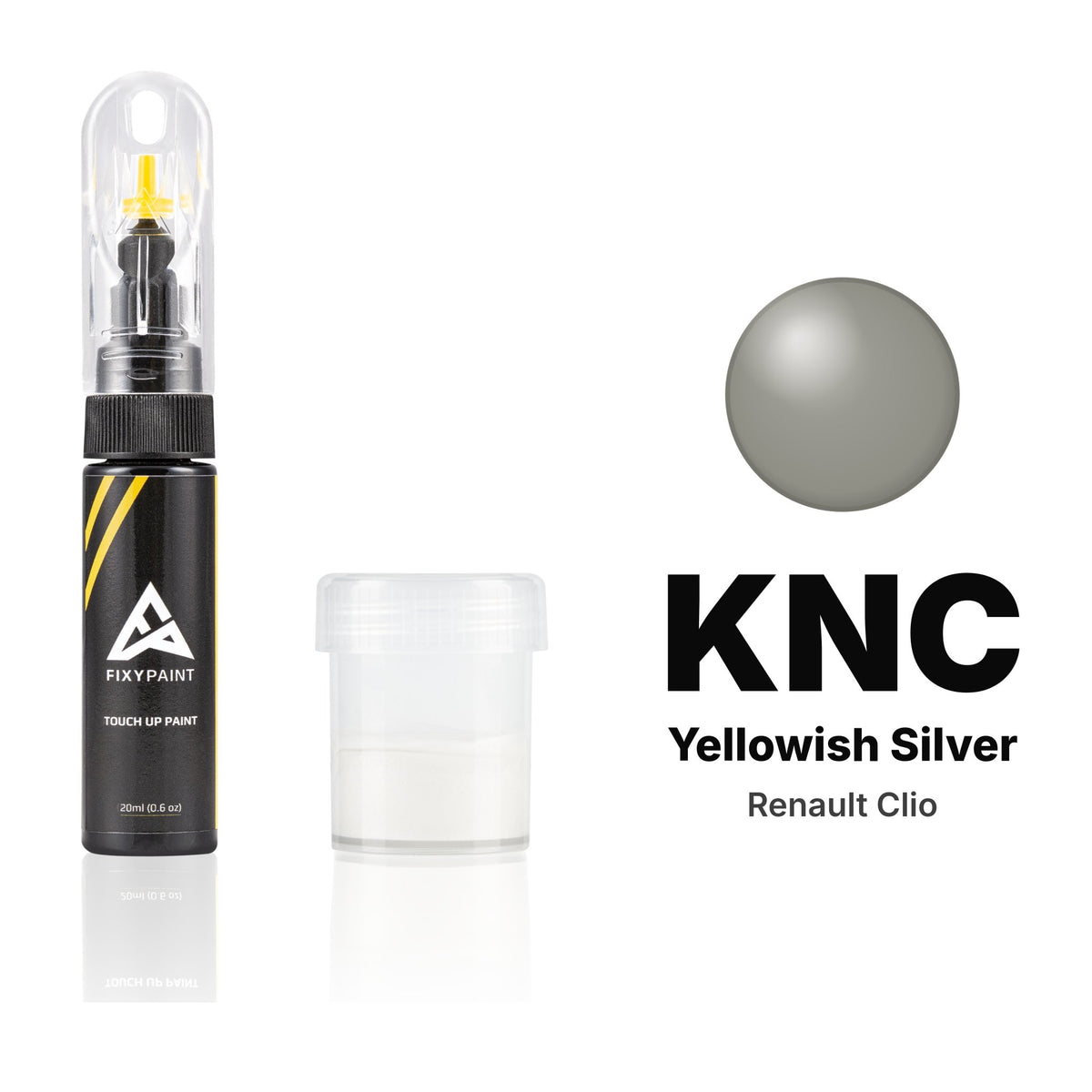 Touch-up paint for Renault Clio KNC Yellowish Silver, Standard kit
