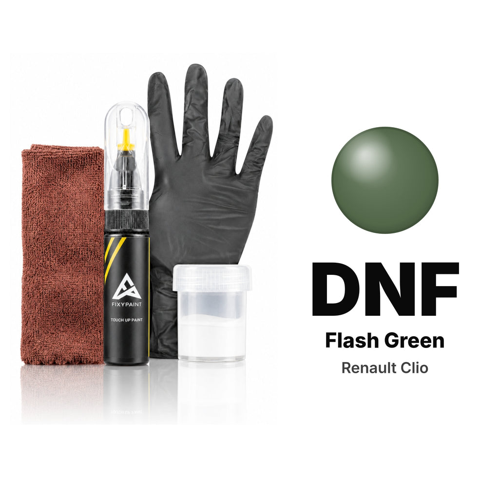 Touch-up paint for Renault Clio DNF Flash Green, Complete kit