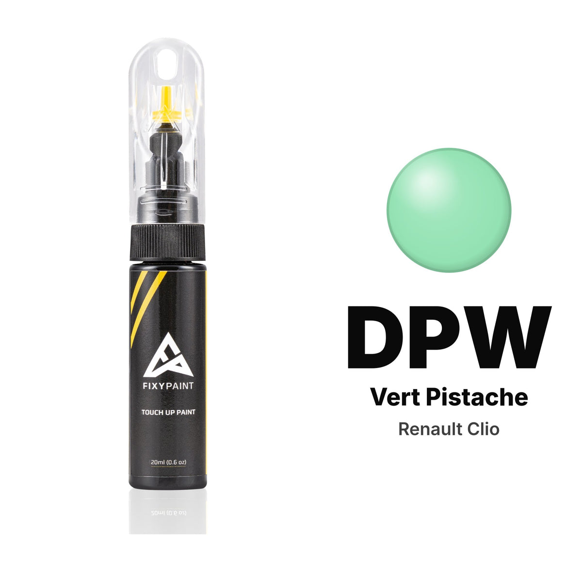 Renault Clio DPW Vert Pistache touch-up paint, Basic kit
