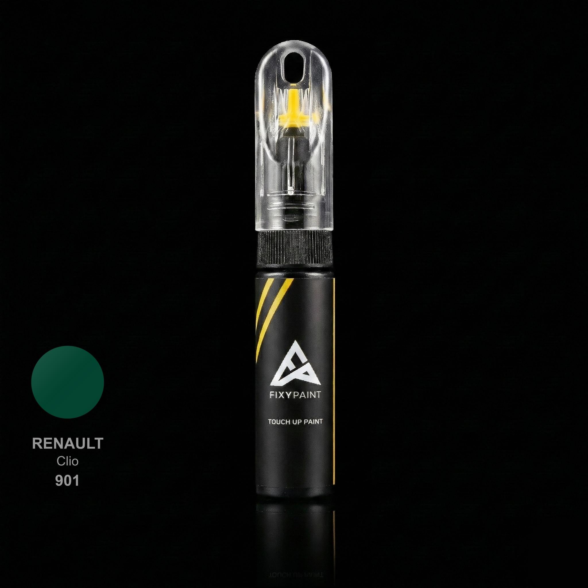 Renault Clio touch up paint kit - VERT VERTIGO 901 scratch repair
