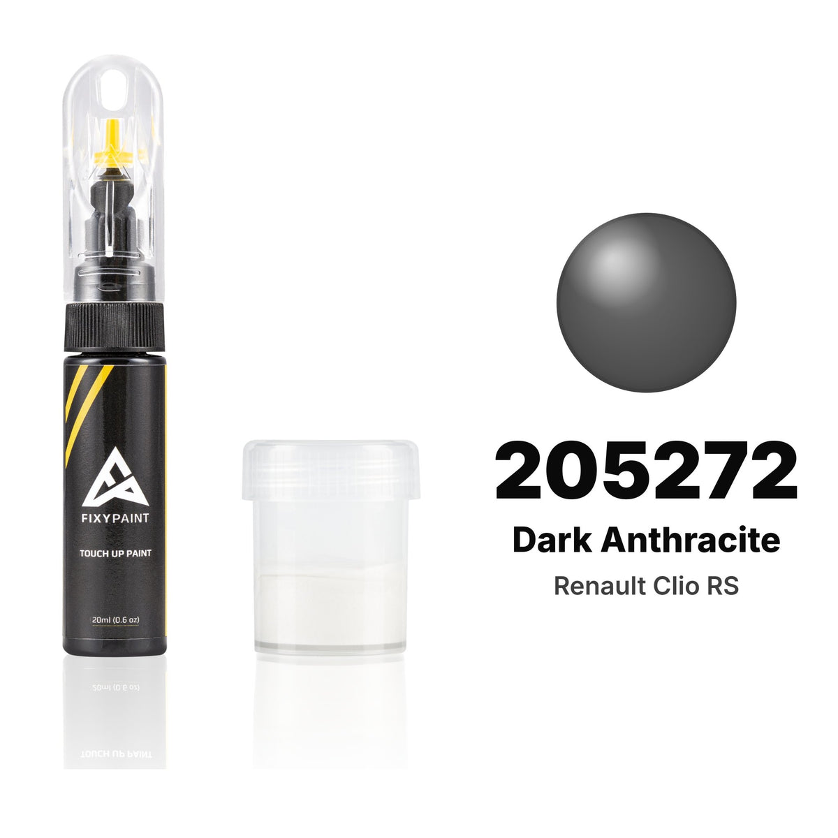 Touch-up paint for Renault Clio RS 205272 Dark Anthracite, Standard kit