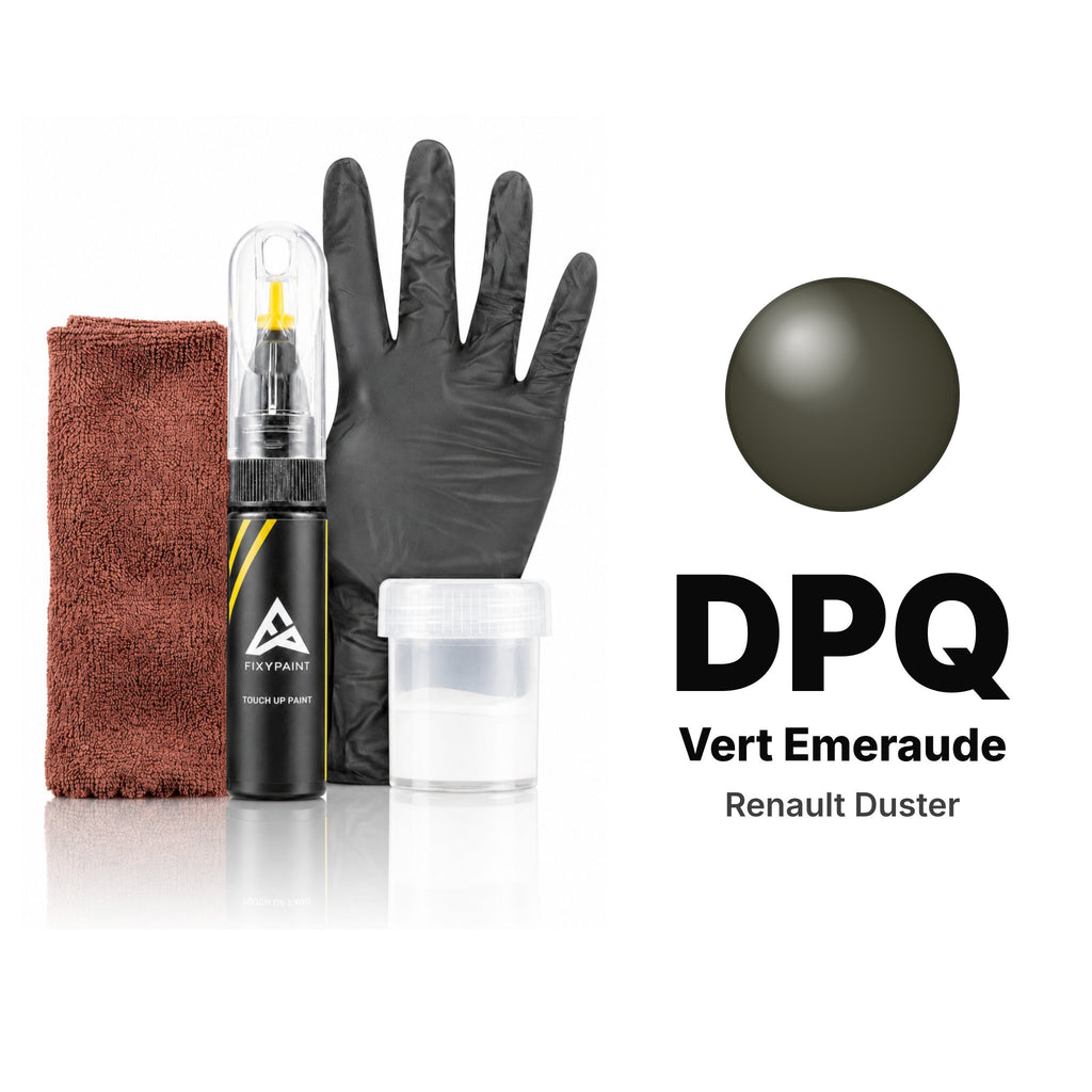 Touch-up paint for Renault Duster DPQ Vert Emeraude, Complete kit