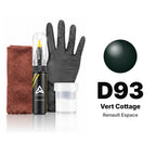 Touch-up paint for Renault Espace D93 Vert Cottage, Complete kit