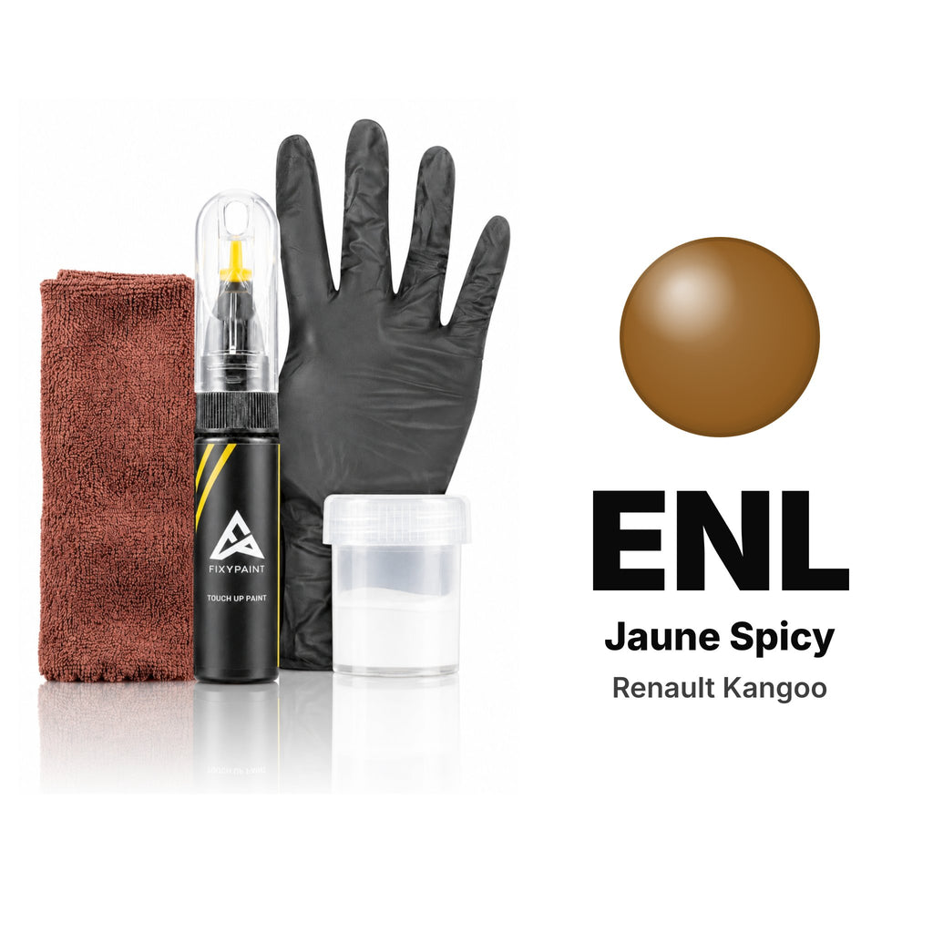 Touch-up paint for Renault Kangoo ENL Jaune Spicy, Complete kit