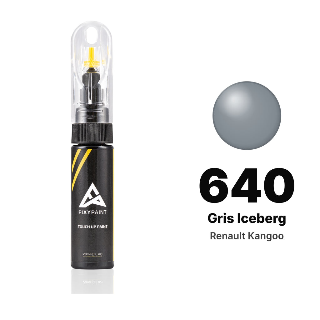 Touch-up paint for Renault Kangoo 640 Gris Iceberg, Basic kit