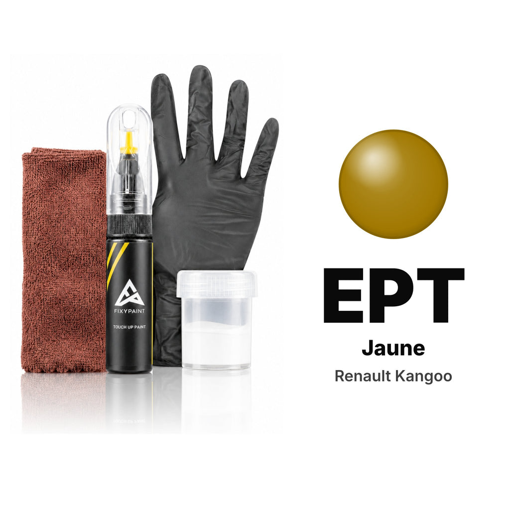 Touch-up paint for Renault Kangoo EPT Jaune, Complete kit