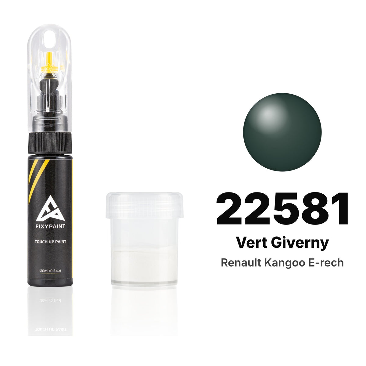 Touch-up paint for Renault Kangoo E-Tech 22581 Vert Giverny, Standard kit